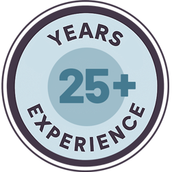 25+ Years Experience